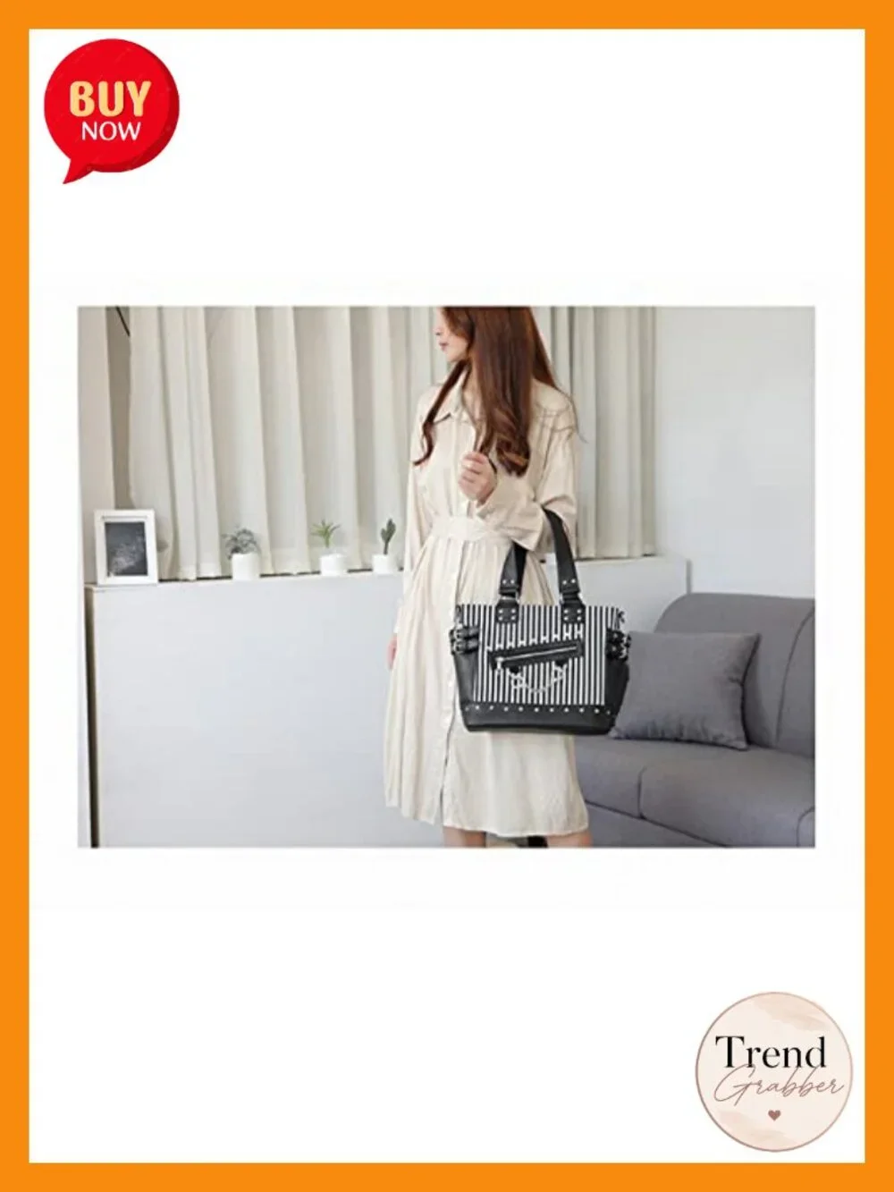 Gothic Canvas Backpack Luminous Skull Crossbody Bag Zipper Shoulder Bag